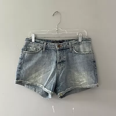 J Brand Joanie Jean Shorts Distressed Denim Button Fly Cutoffs Size 26 • $11.94