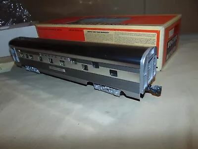 Lionel O 19138 Santa Fe Aluminum Lighted Indian Lake Roomette Passenger Car #3 • $60