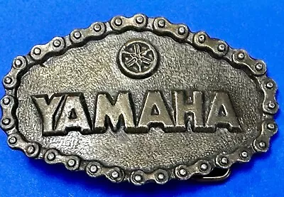 Yamaha Motorcycles Chain Boarder Riders Biker Vintage Belt Buckle • $14.50
