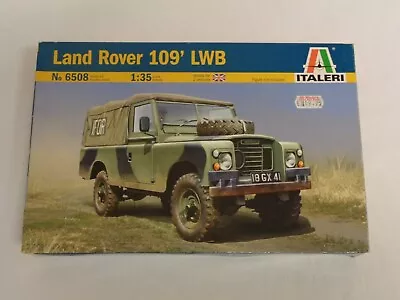 Italeri 1/35 Scale Land Rover 109 LWB Military Model Kit Unbuilt Complete Boxed • £11.99