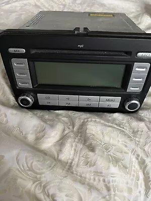 Vw Golf Mk5 Passat B6 Rcd300 Radio Cd Player Stereo Head Unit 1k0035186ad • $38.53