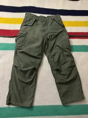 Vintage 70s 1976 M65 Military Cargo Pants Large Regular Adjustable 35-39 Waist • $222.22