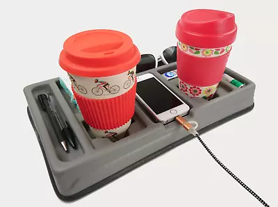 Dash Tidy Cup Holder VW Transporter T4 With Phone Pocket Made In UK Dubplastics • $35.48