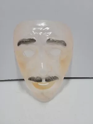 Vintage Halloween Costume Child Kids Mask Robber Zorro Clear Translucent • $20