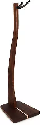 Zither Handcrafted Wood Violin Or Viola Stand With Bow Holder - Walnut • $199.99