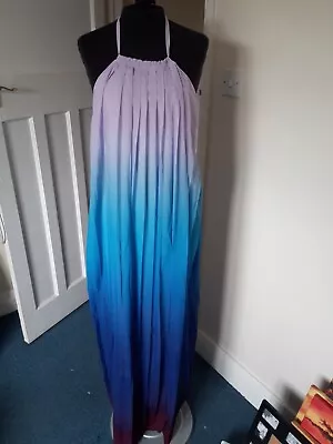 Laides Halter Neck Dress Size M • £3