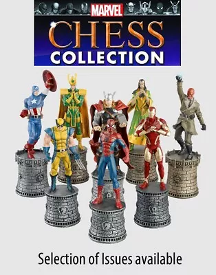 EAGLEMOSS MARVEL CHESS COLLECTION - Models With Magazines - NEW • £20
