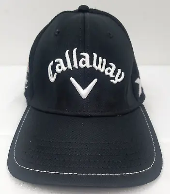 Callaway A-Flex XR Golf Tour Authentic Odyssey Black Fitted Cap Size L/XL • $17.49