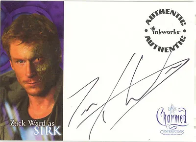 Charmed Conversations - A9 Zack Ward  Sirk  Autograph Card • £9.99