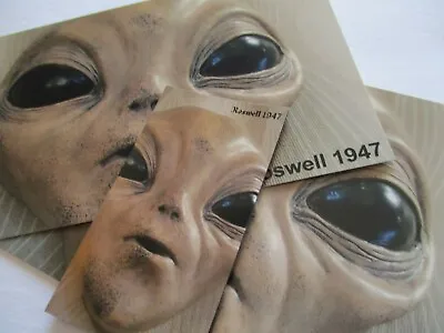 Post Cards & Magnet Set Of 3 Roswell1947 Ufo Alien Souvenir Collectible #164 • $11.95