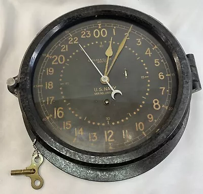 Chelsea Clock Co. Boston U.S. Navy Clock • $555