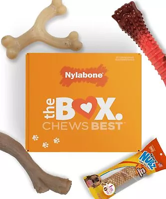 Dog Gift Box For Large Dogs - 3 Strong Chew Toys And 1 Dog Treat - Flavor Var... • $34.36