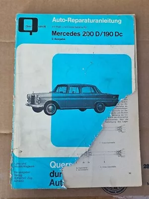 Reparaturanleitung Reparaturhandbuch Mercedes W110 190 Dc / 200 D Repair Manual  • $28.95