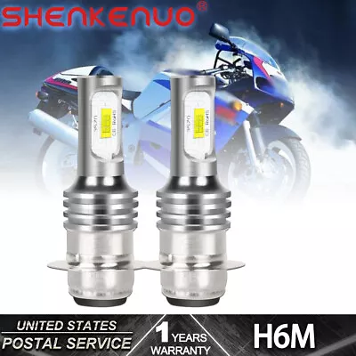 For Suzuki LTZ 400 Z400 QUADSPORT 2003-2008 LED Headlight Bulbs Pair Blue H6M • $17.41