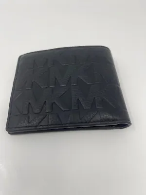 Michael Kors Cooper Men's Logo Embossed Leather Billfold Wallet • $40
