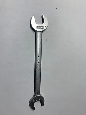 Vintage ARMSTRONG - ARMALOY 1/2  & 9/16  Open End Wrench 1725-B Made In USA • $4.99