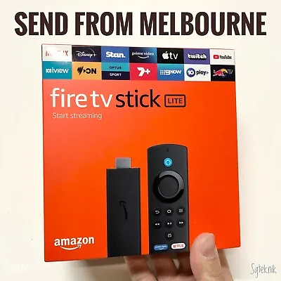 $58.50 • Buy NEW Amazon Fire TV Stick Lite Alexa Voice Remote Full HD Media Streaming AU Plug