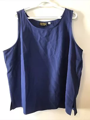 Bob Mackie Women's Sleeveless Blue Tank Top Size 2X • $15