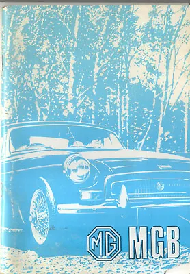 MG MGB Tourer & GT 1976 Original Handbook GHN4 GHN5 GHD4 GHD5 AKD 7598  • $24.87