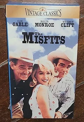 The Misfits (VHS 1996 MGM/UA) Clark Gable/Marilyn Monroe/Montgomery Cliff! • $9.99