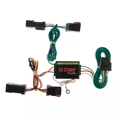 Trailer Hitch Towing Lights Wiring Harness Custom T-Connector CURT Part # 55382 • $75.63