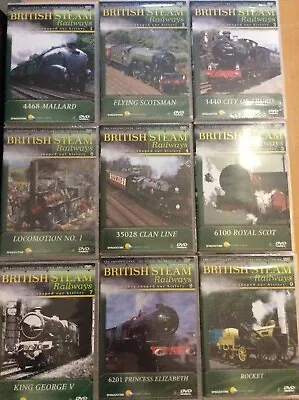 £5.25 • Buy British Steam Railways DVD With MAGAZINE Issues 1-48 CHOOSE FROM LIST DeAGOSTINI