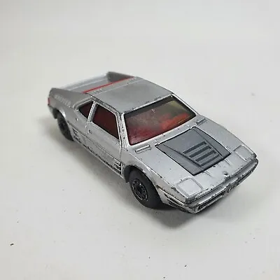 BMW M1 Matchbox Diecast Vintage Car 1981 No 52 Silver • £5.49