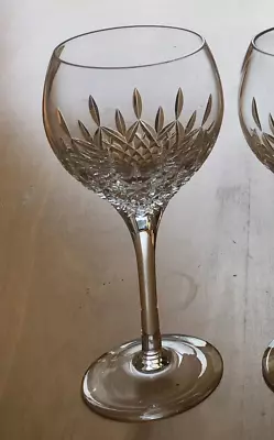 Stuart England Crystal  Manhattan Large Balloon Wine Glass Water Goblet 8  Tall • $75