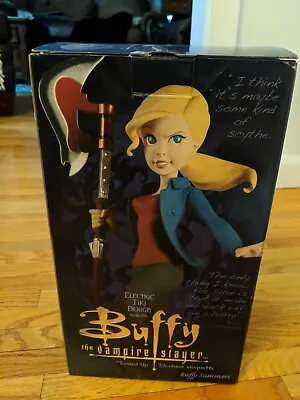 ELECTRIC TIKI New! BUFFY The VAMPIRE SLAYER  TOONED UP  MAQUETTE END DAYS STATUE • $325