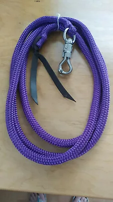 12' Purple Yacht Rope Lead For Anderson Or Parelli Training • $29.44