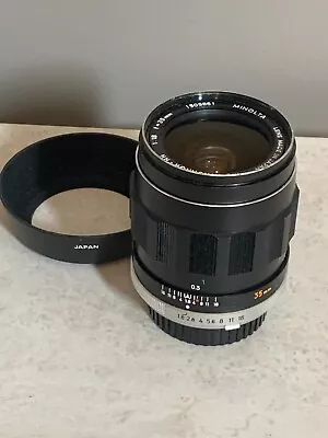 Minolta 35mm F1.8 1:1.18 Japan Rokkor-HH Camera Lens • $111