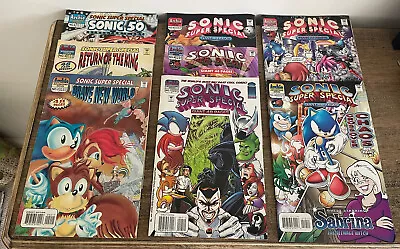 Sonic The Hedgehog Super Special Archie Comic Bundle 2 4 6 7 8 9 10 11 • £95.99