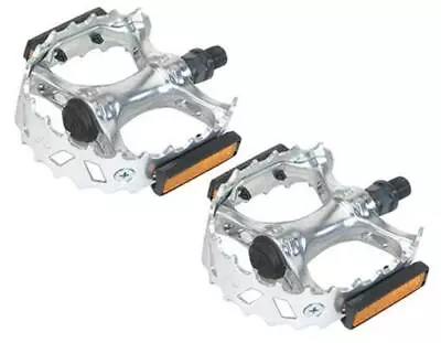 Absolute Bicycle Pedals Vp-747 Alloy In Chrome Compatible With 1/2 Crank. • $30.99