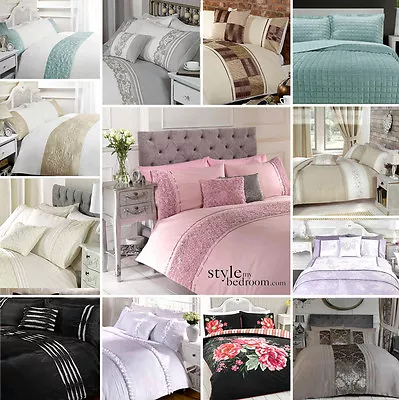 Luxury Bedding Range Of Duvet Sets Bedspreads & Cushions Available Separately • £7.99