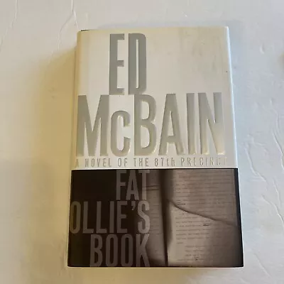 Author Signed! Fat Ollie's Book- Ed McBain 2002 Hardcover Dust Jacket First Ed • $23.75