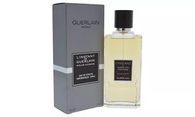 L'Instant De Guerlain Pour Homme Eau De Toilette EDT Spray 3.3 3.4oz 100ml SEAL  • $89.99