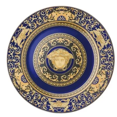 Versace Rosenthal Medusa Blue Wall Plate 30 Cm (11.81 ) - Official Dealer • $299