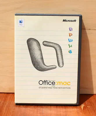 Microsoft Office For Mac 2004 Student And Teacher Edition W/ 3 Product Keys • $11.90