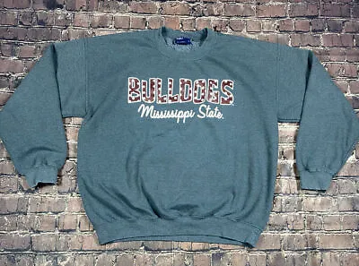 (WW-10135) Womens NCAA Mississippi State Bulldogs Vintage Crew Neck Sweatshirt • $12.79