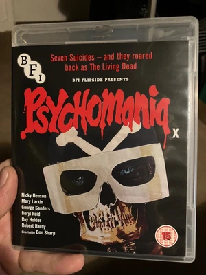 £7.99 • Buy PSYCHOMANIA Blu-ray + DVD BFI Horror Region B Exploitation Biker Gore W/ Booklet