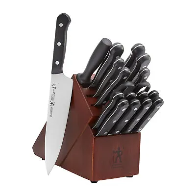 HENCKELS Razor-Sharp Solution 18-pc Knife Set With Block Chef Knife Steak • $129.95