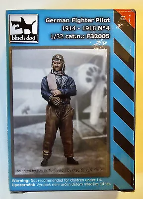 Blackdog.cz 1:32 Resin Figure - Ww1 German Fighter Pilot #4 - World War One -mib • $19.99