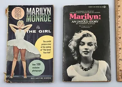 Lot Of 2 Paperback Books Marilyn Monroe As The Girl & Marilyn: An Untold Story • $44.99