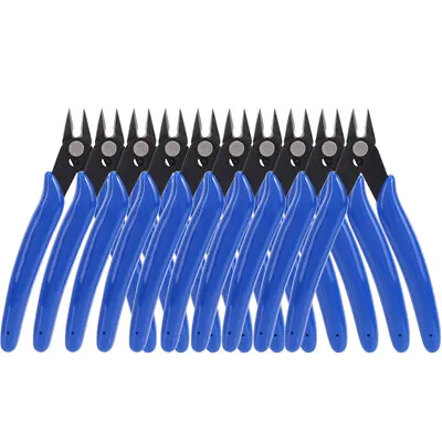 10PACK 170 Blue Flush Wire Cutter Blue Diagonal Cutting Pliers Set Side Nippers • $23.96