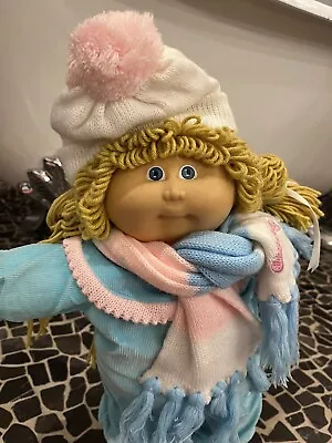 Vintage Xavier Roberts Cabbage Patch Kids Blonde Hair Blue Eyes Doll 1978 1982 • $25