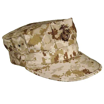 USMC 8-Point Desert Cover - Marine Corps Digital Desert Utility Hat- Made In USA • $29.95