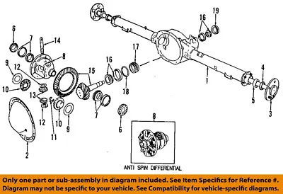 CHRYSLER OEM Rear Axle-Shaft Lock 4137669AB • $9.88