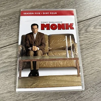 Monk Season 5 DVD 2007 Tony Shalhoub • $1.69