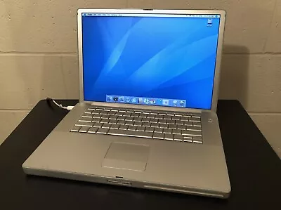 Apple 15  PowerBook G4 A1106 1.67GHz / 80GB HDD / 1GB / ATi 9700 W/ Good Battery • $329.99