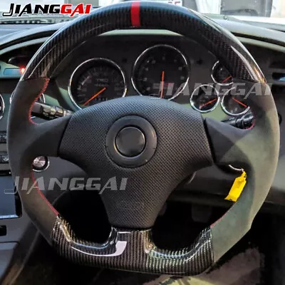 Carbon Fiber Flat Sport Steering Wheel Fit 98-03 Toyota Corolla S MR2 RAV4 Supra • $469